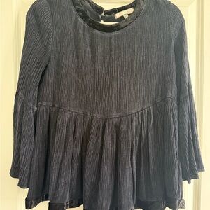 Eri+Ali Black 3/4 Sleeve Blouse